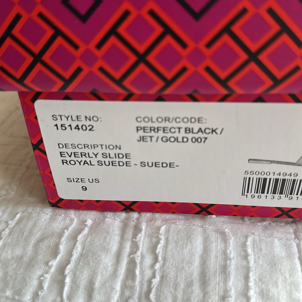 Tory Burch Everly slide Rose Gold Studded Slides sz 9.5 - Picture 10 of 10